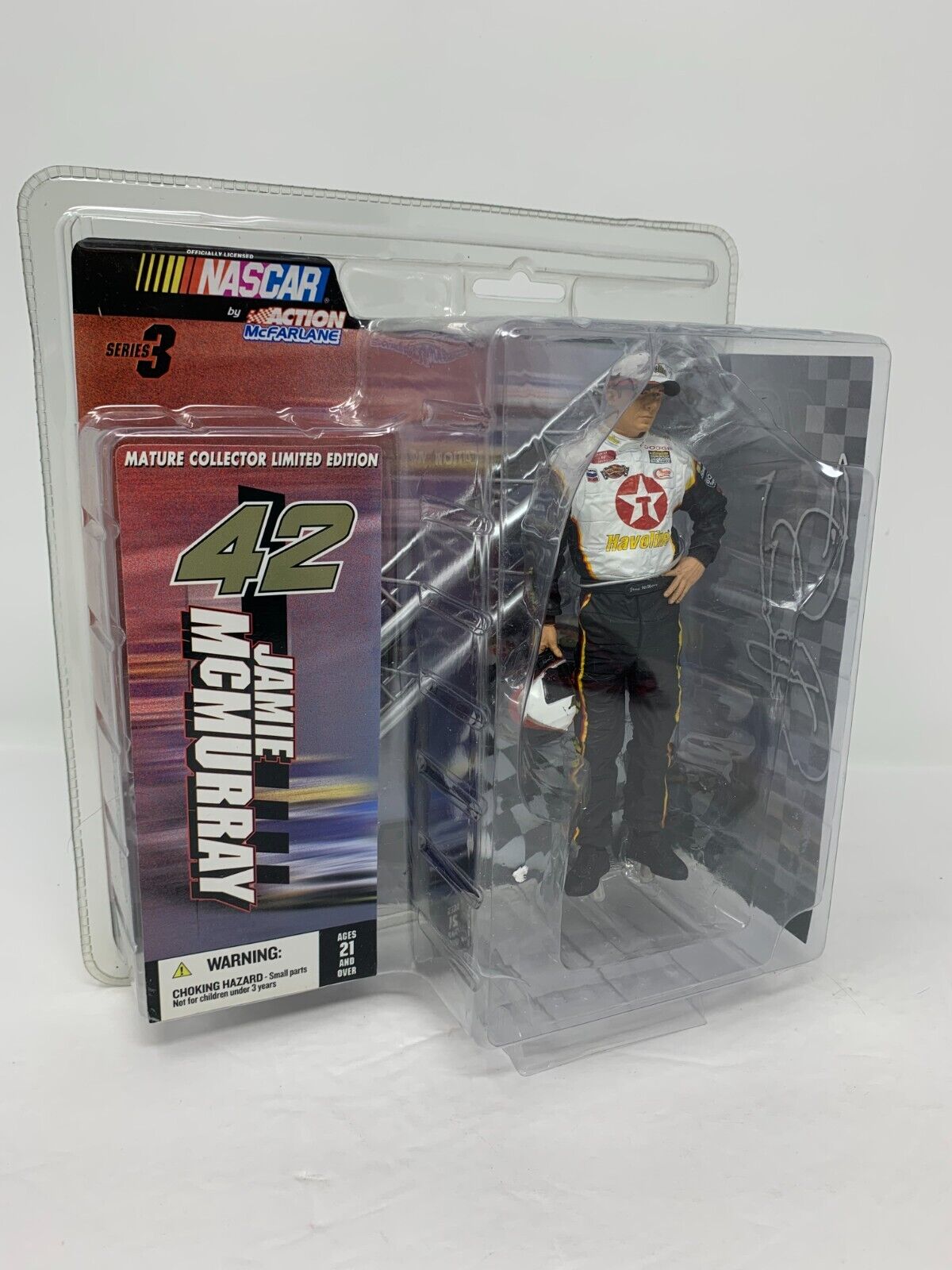 Action Nascar #42 Jamie McMurray Havoline  1:24 Diecast & McFarlane Figure