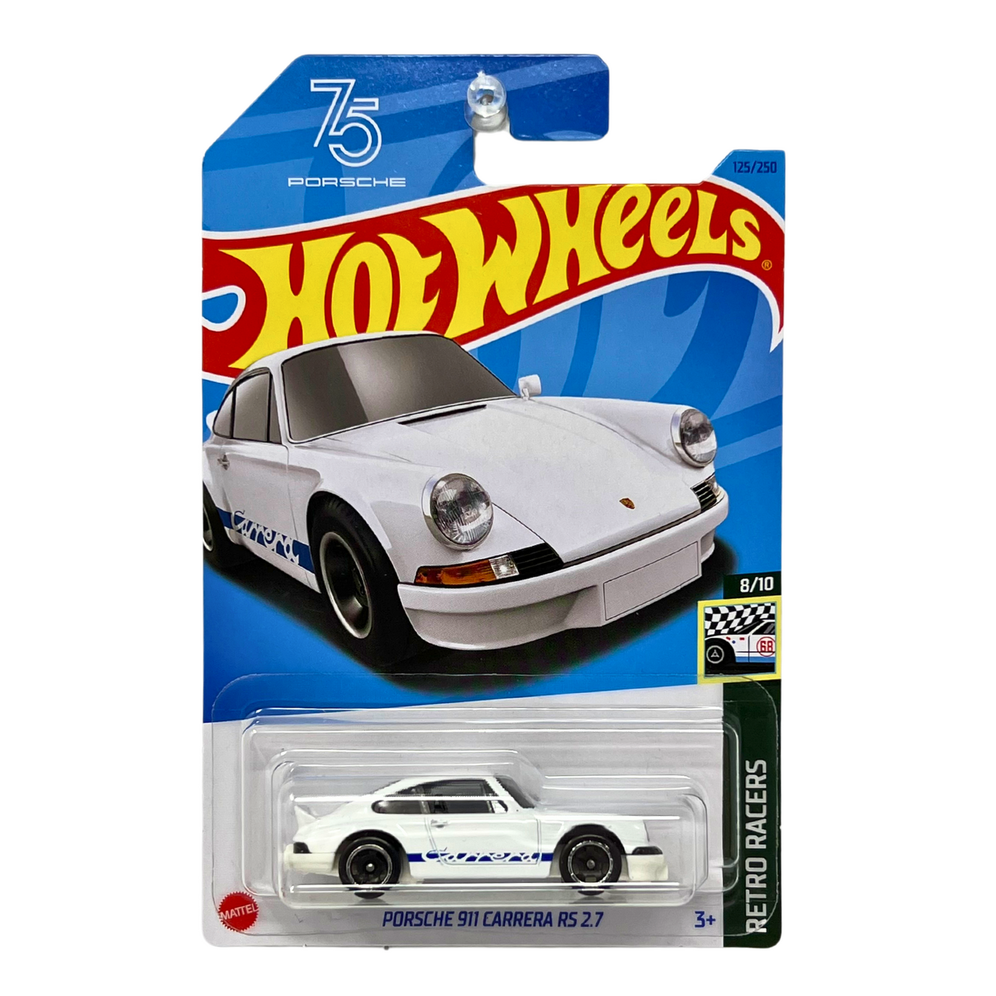 Hot Wheels Retro Racers Porsche 911 Carrera RS 2.7 1:64 Diecast