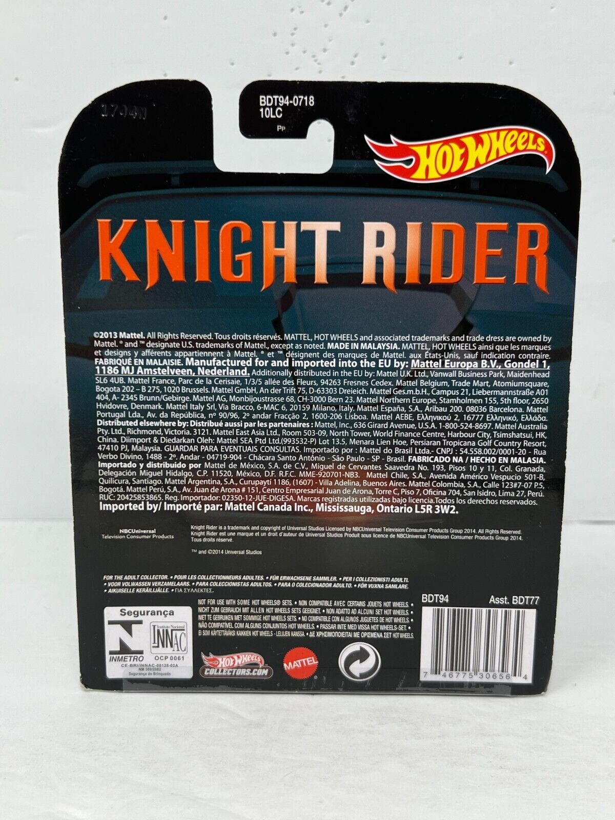 Hot Wheels Retro Entertainment Knight Rider K.I.T.T. Super Pursuit 1:64 Diecast