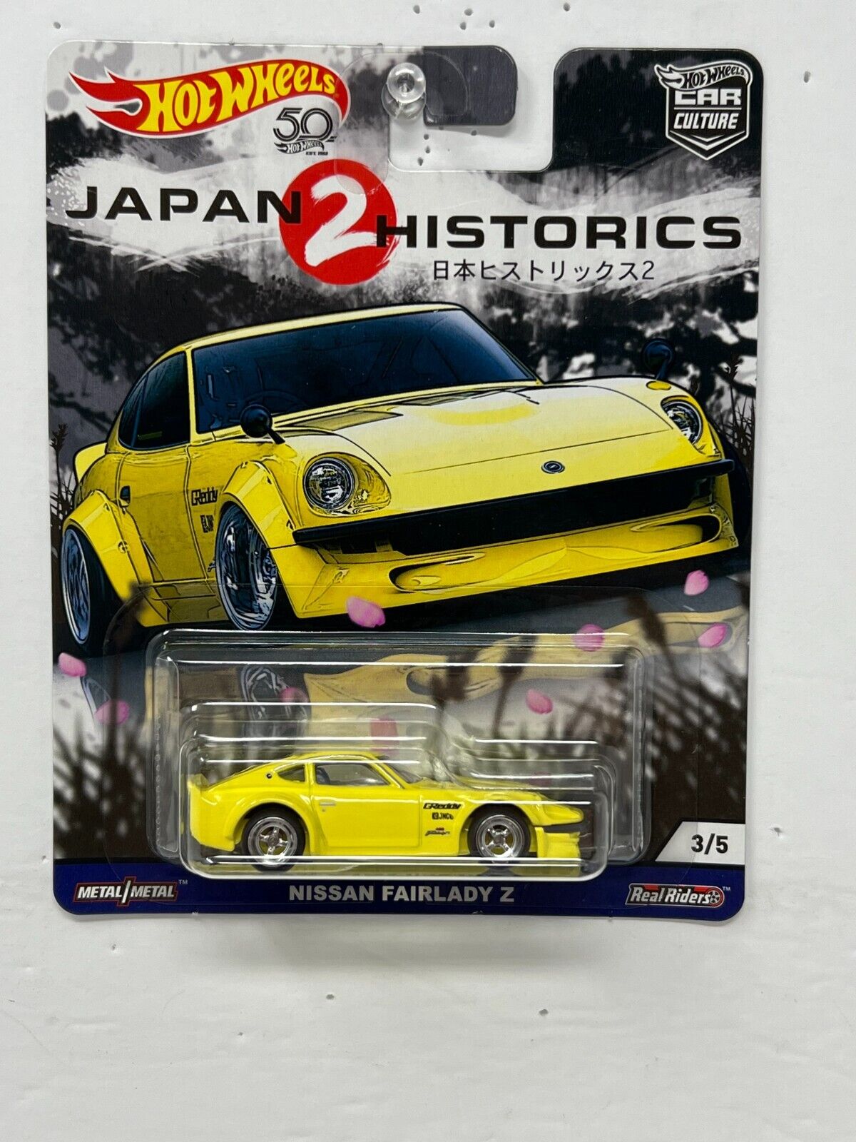 Hot Wheels Japan Historics 2 Nissan Fairlady Z Real Riders 1:64 Diecast