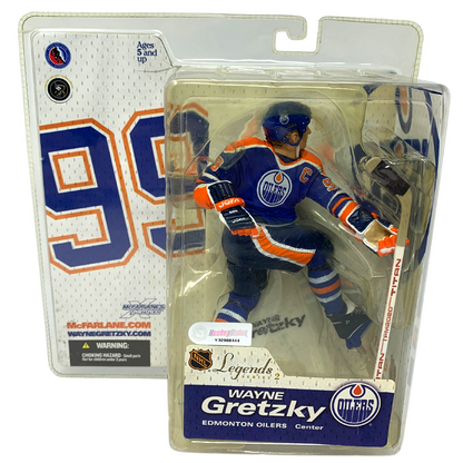 Mcfarlane NHL Wayne Gretzky Edmonton Oilers Blue Jersey Legends Series 2 Figure