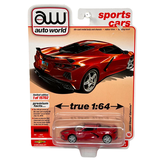 Auto World Sports Cars 2020 Chevy Corvette 1:64 Diecast Version A Version 3