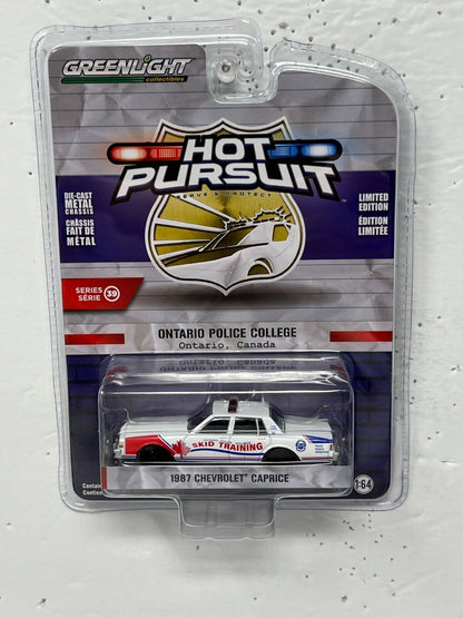 Greenlight Hot Pursuit 1987 Chevrolet Caprice 1:64 Diecast