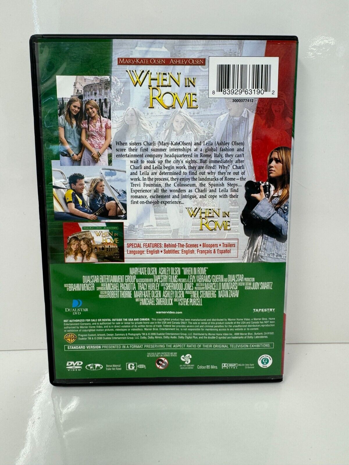 When in Rome (DVD) Family Good Condition!!!