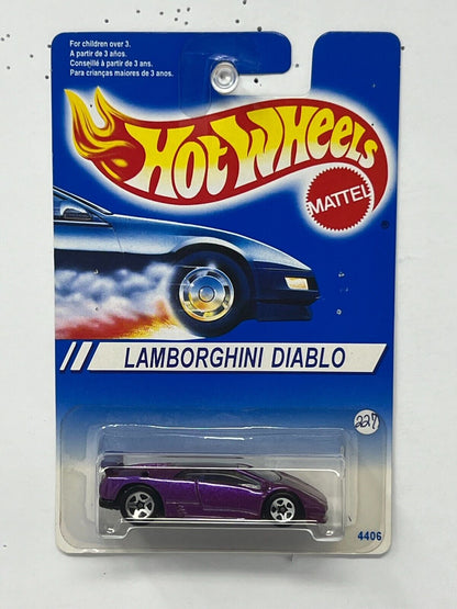 Hot Wheels Lamborghini Diablo 1:64 Diecast Purple