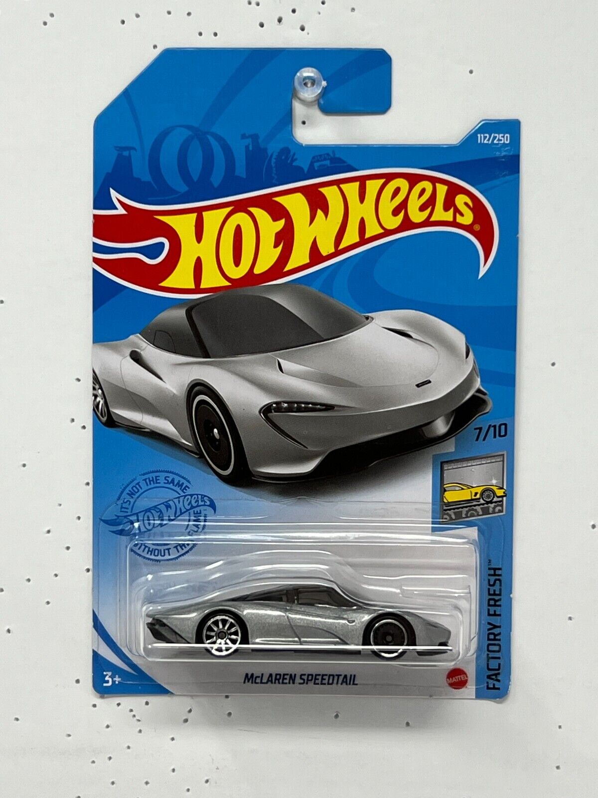 Hot Wheels Factory Fresh McLaren Speedtail Grey 1:64 Diecast Version 2