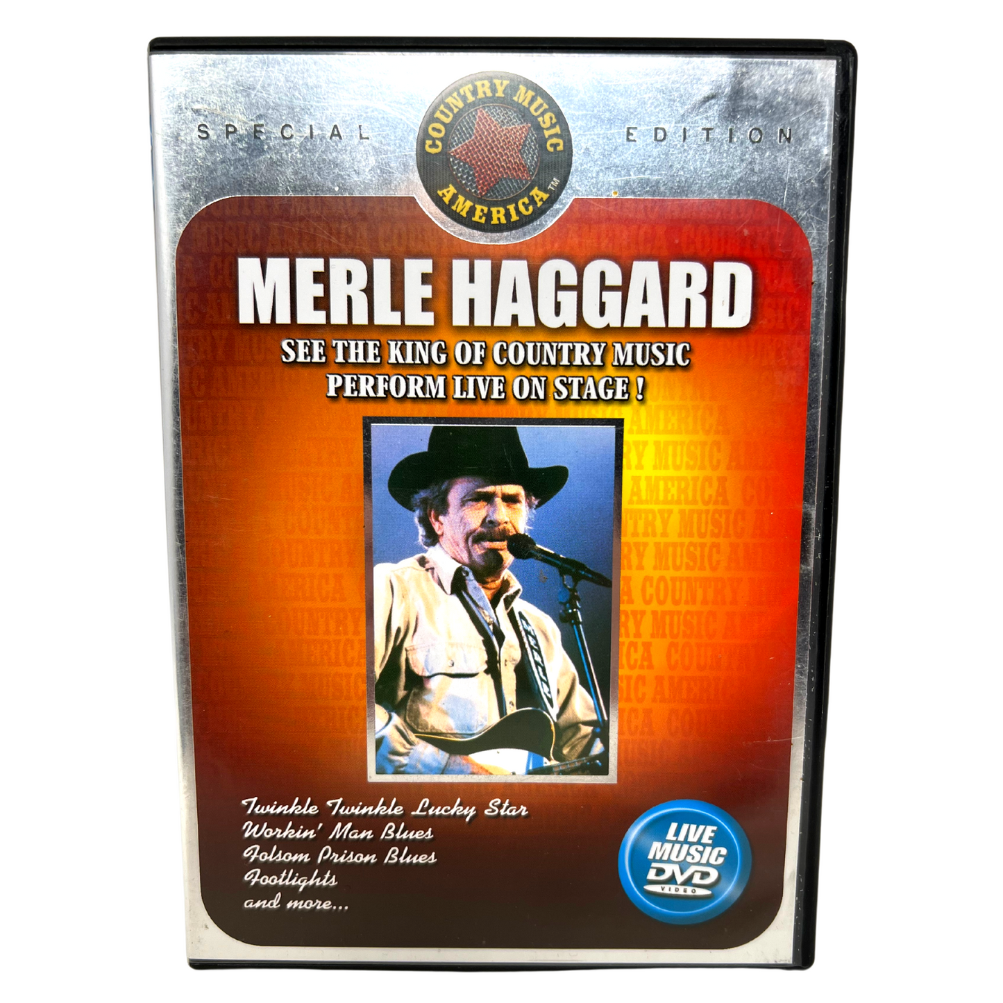 Country Music America Merle Haggard (DVD) Music Concert Good Condition!!!