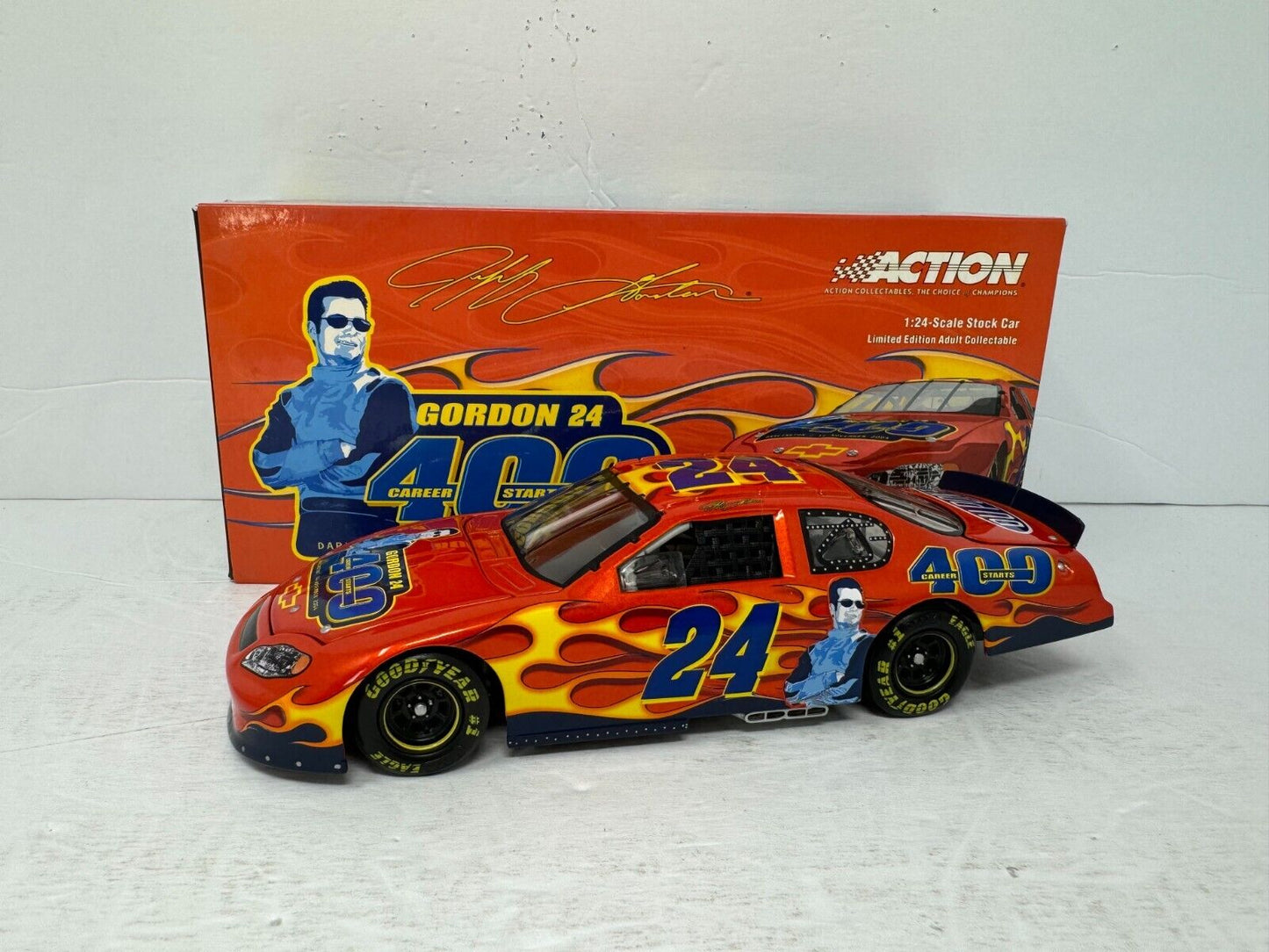 Action Nascar #24 Jeff Gordon 400th Start Monte Carlo GM Dealers 1:24 Diecast