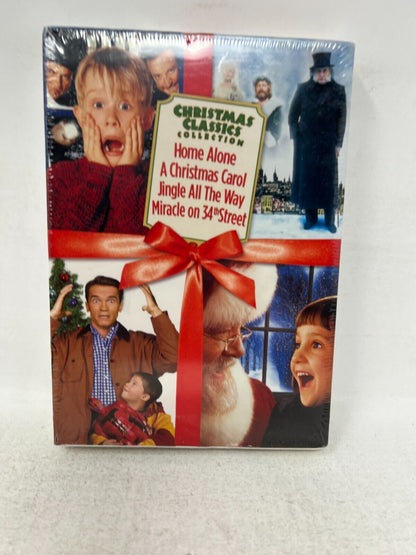 Christmas Classics (DVD) Miracle On 34th Street Home Alone 4 Film Movie Boxset