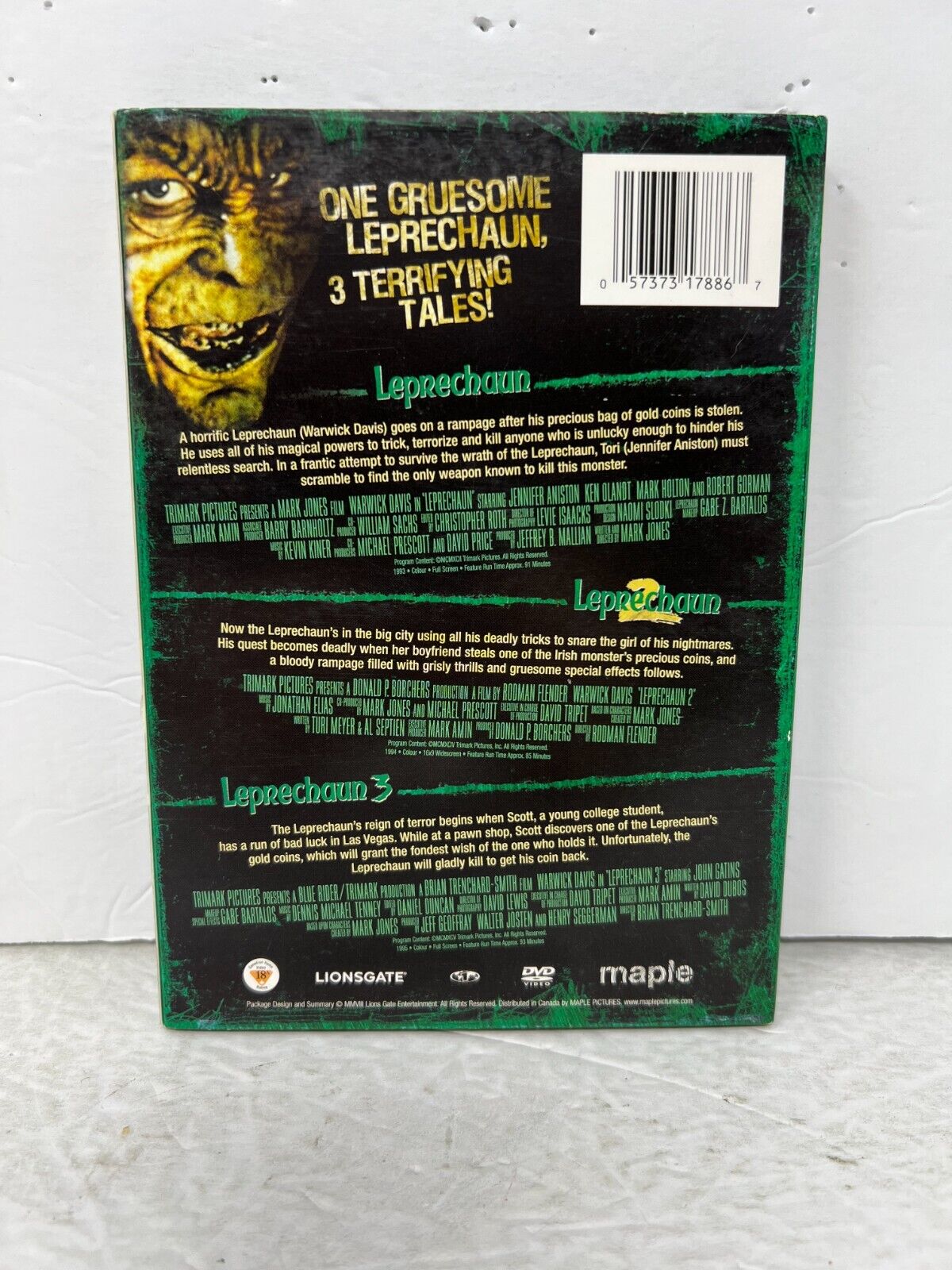 Leprechaun Triple Feature (DVD) Horror Good Condition!!!