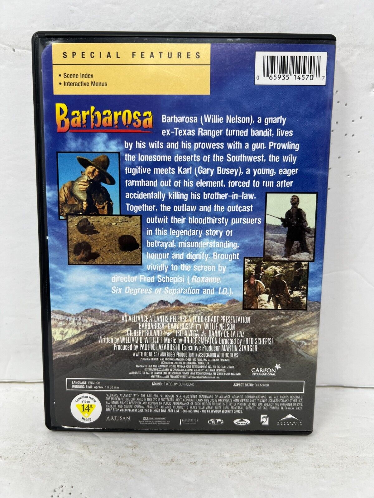 Barbarosa (DVD) Western Good Condition!!!