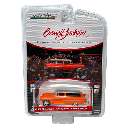 Greenlight Barrett-Jackson 1955 Chevrolet Handyman Custom Wagon 1:64 Diecast