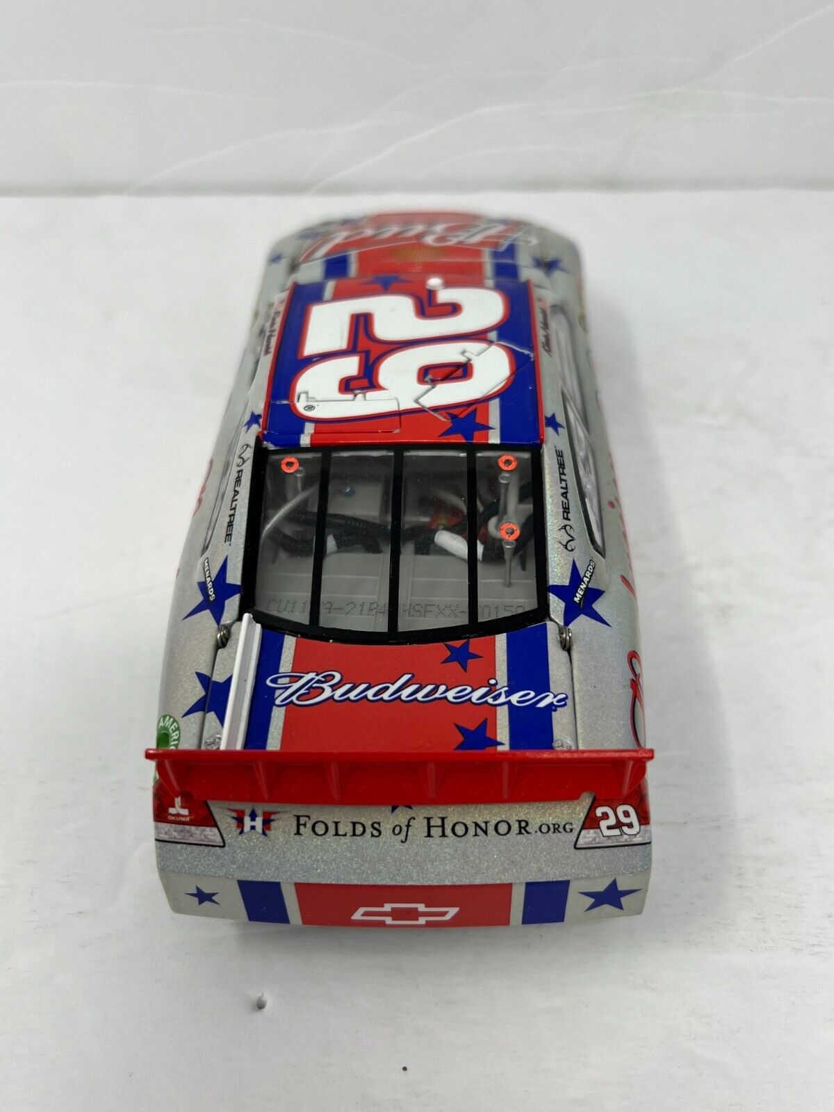 Lionel Nascar #29 Kevin Harvick Budweiser 4th of July Flashcoat 1:24 Diecast