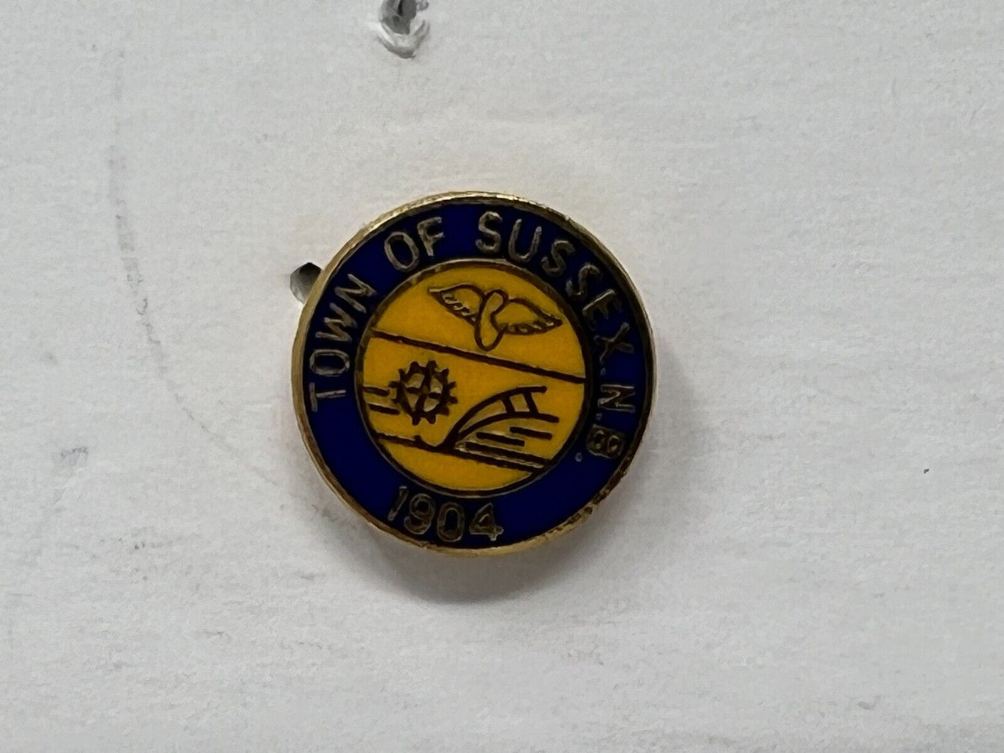 Town of Sussex New Brunswick Souvenir Cities & States Lapel Pin SP3