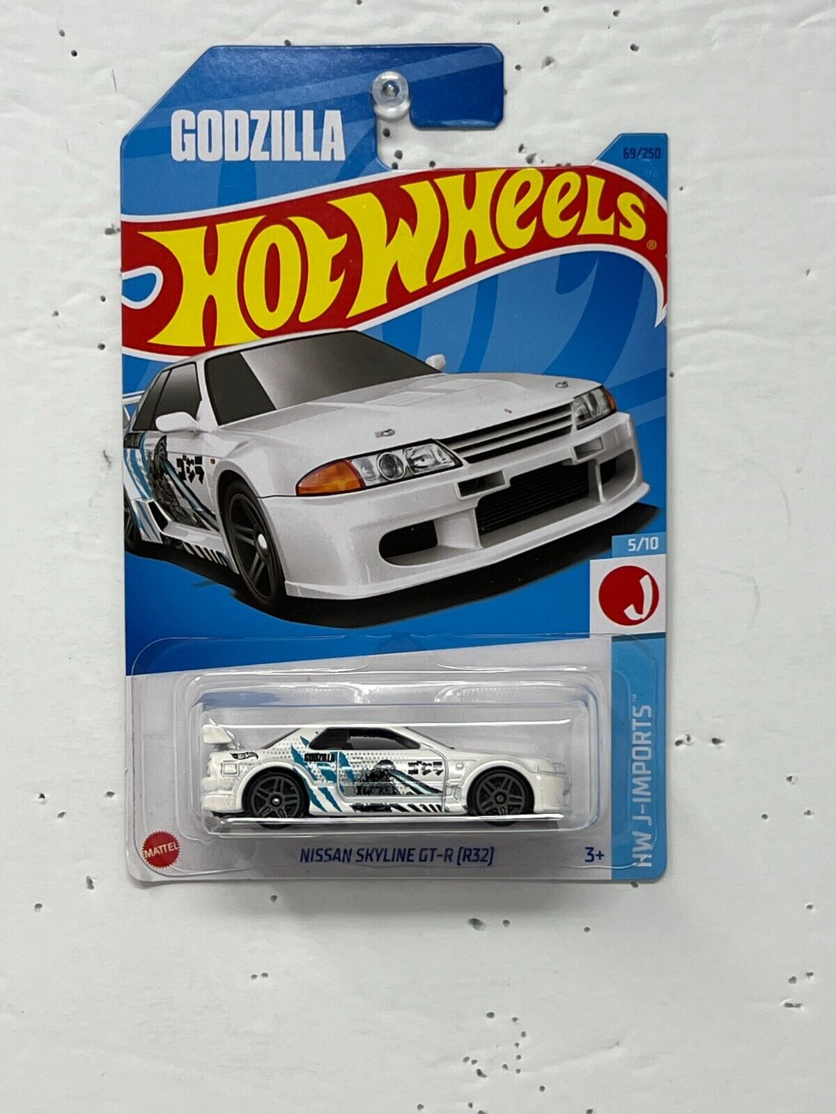 Hot Wheels HW J-Imports Godzilla Nissan Skyline GT-R (R32) JDM 1:64 Diecast V2