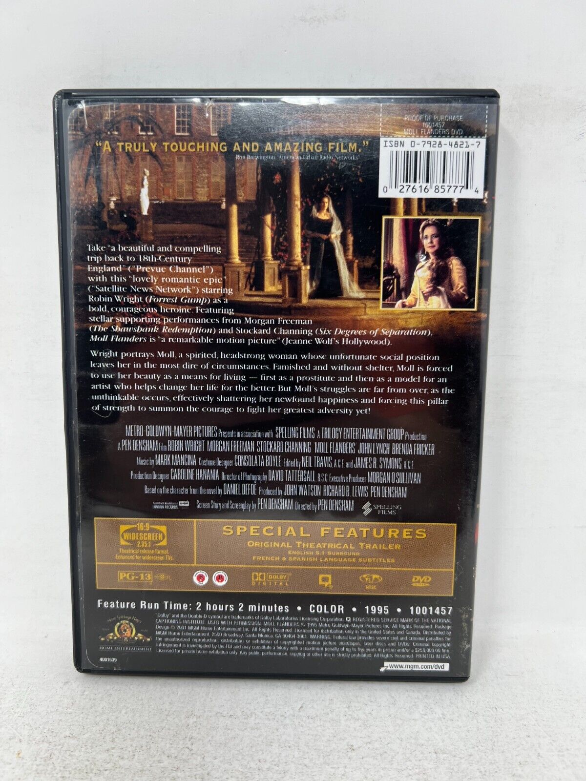 Moll Flanders (DVD) Drama Good Condition!!!