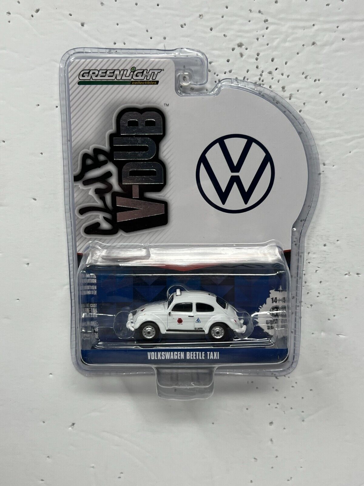 Greenlight Club V-Dub Volkswagen Beetle Taxi 1:64 Diecast V4