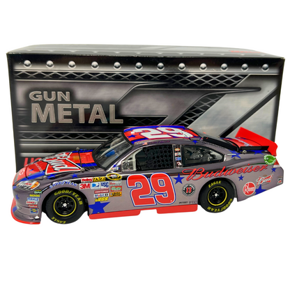 Lionel Nascar #29 Kevin Harvick Budweiser 4th of July Gunmetal 1:24 Diecast