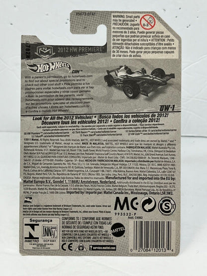 Hot Wheels 2012 HW Premiere Lionheart Dan Wheldon DW-1 European Car 1:64 Diecast