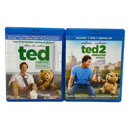 Ted & Ted 2 (Blu-ray) Comedy Good Condition!!!