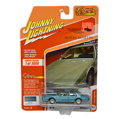 Johnny Lightning Classic Gold 1983 Aston Martin Lagonda 1:64 Diecast Version A
