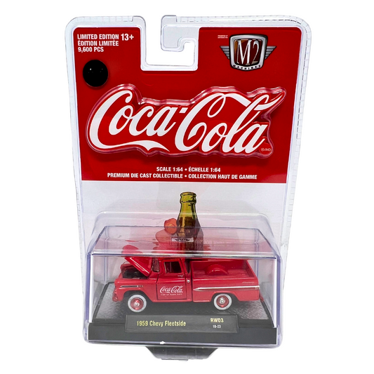 M2 Machines Coca-Cola CHASE 1959 Chevy Fleetside 1:64 Diecast