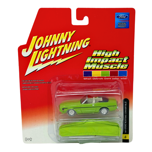 Johnny Lightning High Impact Muscle 1971 Ford Mustang Convertible 1:64 Diecast