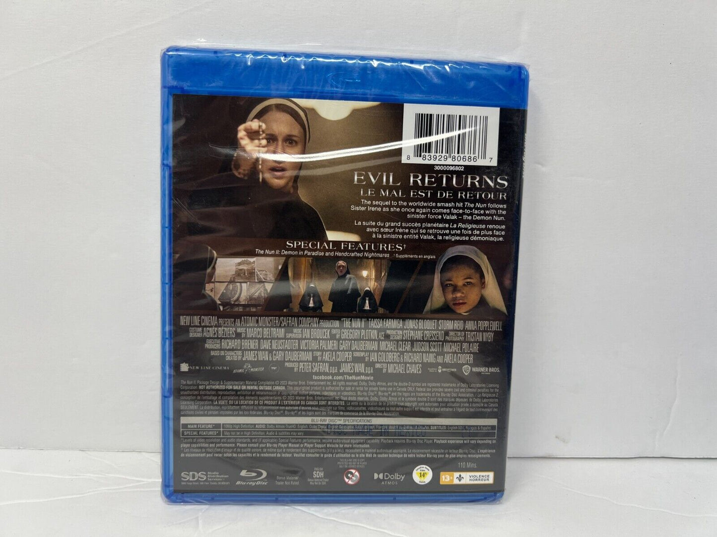 The Nun II (Blu-ray) Horror Brand New and Sealed!!!