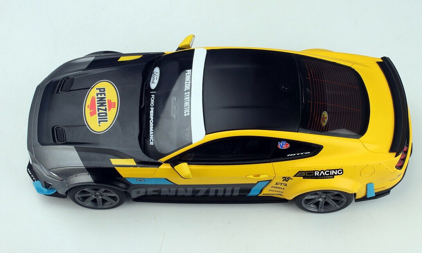 GT SPIRIT 2021 Ford Mustang RTR Spec 5 Widebody Pennzoil 1:18 Resin GTS Model