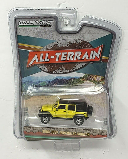 Greenlight 2008 Jeep Wrangler Rubicon All-Terrain 1:64 Diecast