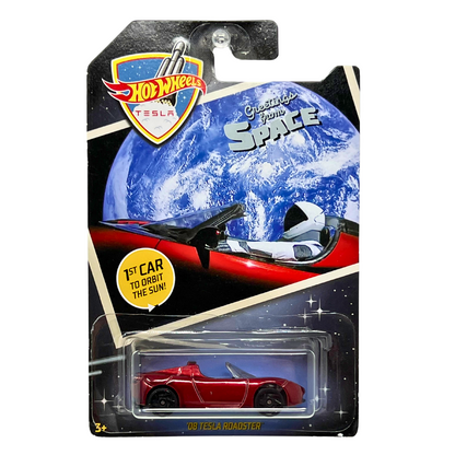 Hot Wheels Tesla 2008 Tesla Roadster European Car 1:64 Diecast V2