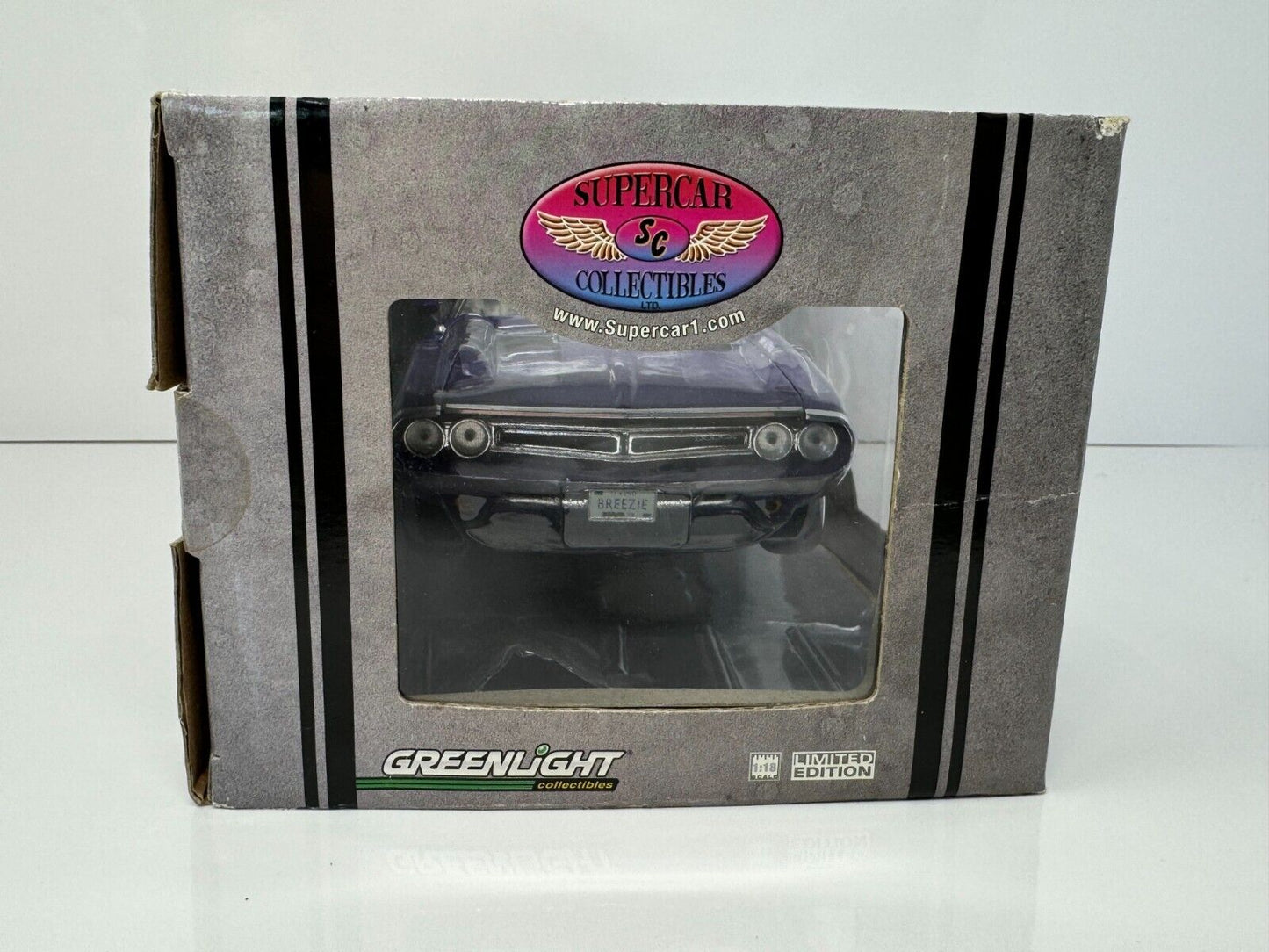 Greenlight 1971 Dodge Challenger Supercar Collectibles 1:18 Diecast