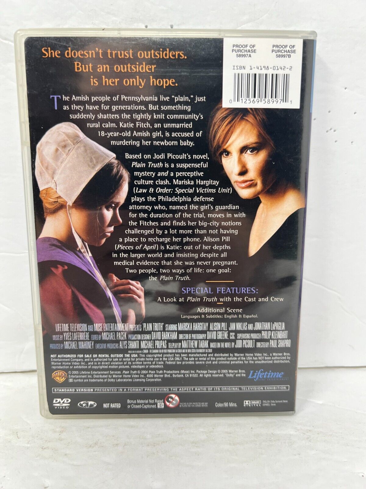 Plain Truth (DVD) Thriller Good Condition!!!