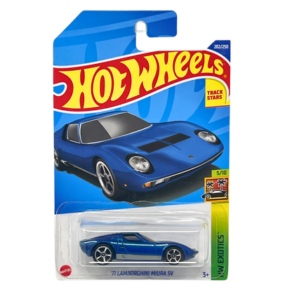 Hot Wheels HW Exotics 1971 Lamborghini Miura SV 1:64 Diecast