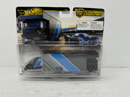 Hot Wheels Premium #67 Team Transport Sauber-Mercedes C9 & Fleet 1:64 Diecast