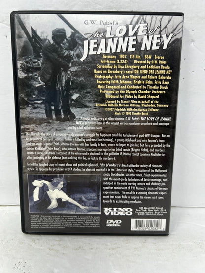 Love Of Jeanne Ney (DVD) Drama Good Condition!!!