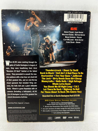 AC/DC Live at Donington (DVD) Music Concert