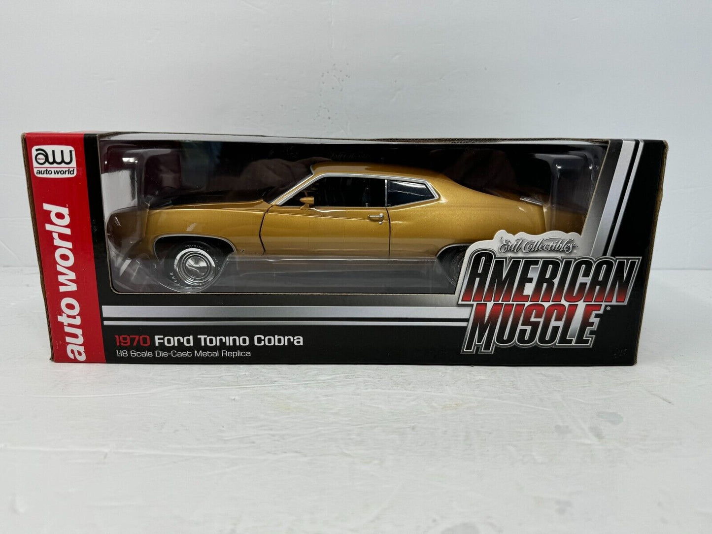 Auto World American Muscle 1970 Ford Torino Cobra 1:18 Diecast