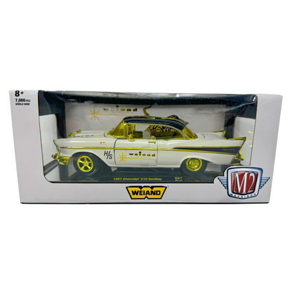 M2 Machines Weiand 1957 Chevrolet Belair 210 Hardtop CHASE 1:24 Diecast