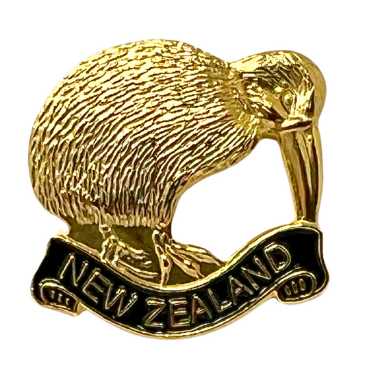 New Zealand Kiwi Bird Cities & States Lapel Pin CPS2