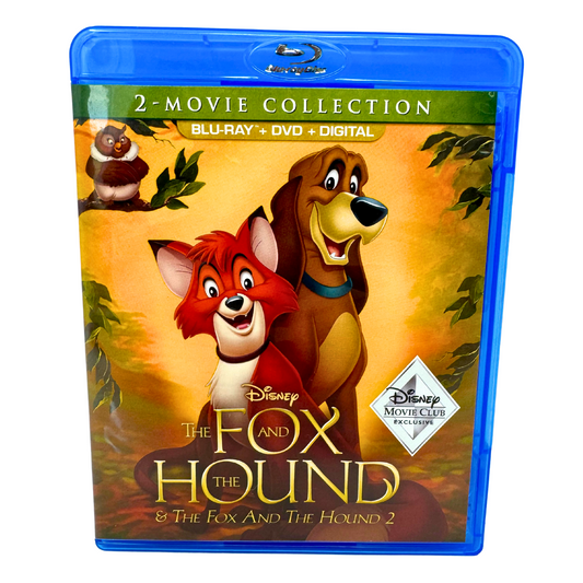 Fox And The Hound 2-Movie Collection (Blu-ray) Disney Classic Good Condition!!!