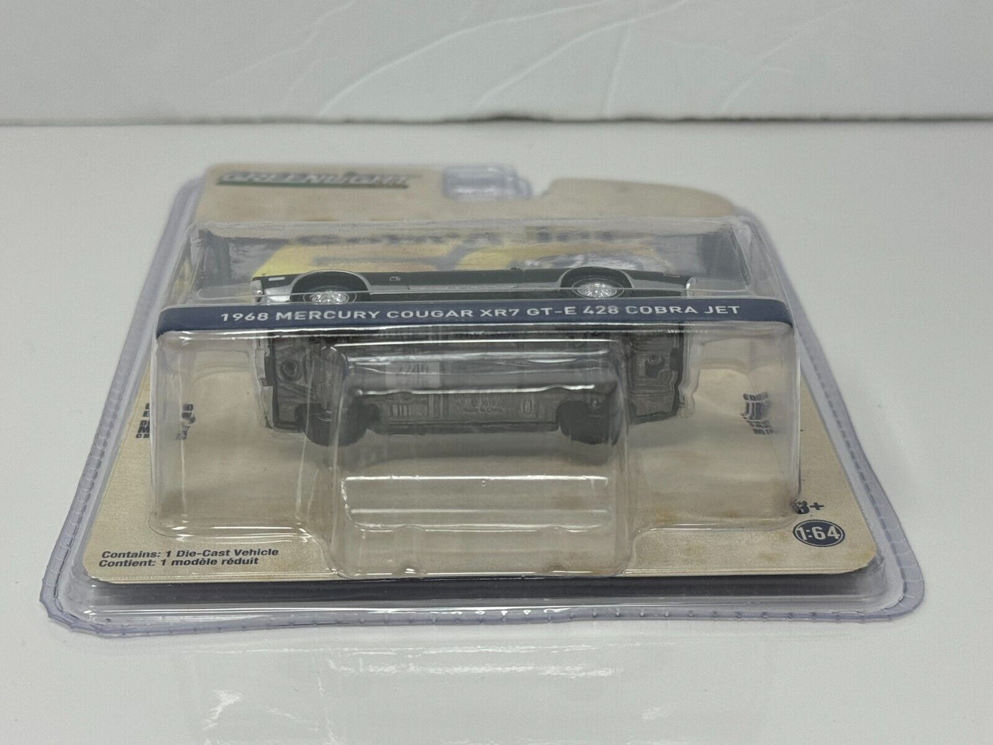 Greenlight Cobra Jet 50th Anniversary 1968 Mercury Cougar XR7 GT 1:64 Diecast