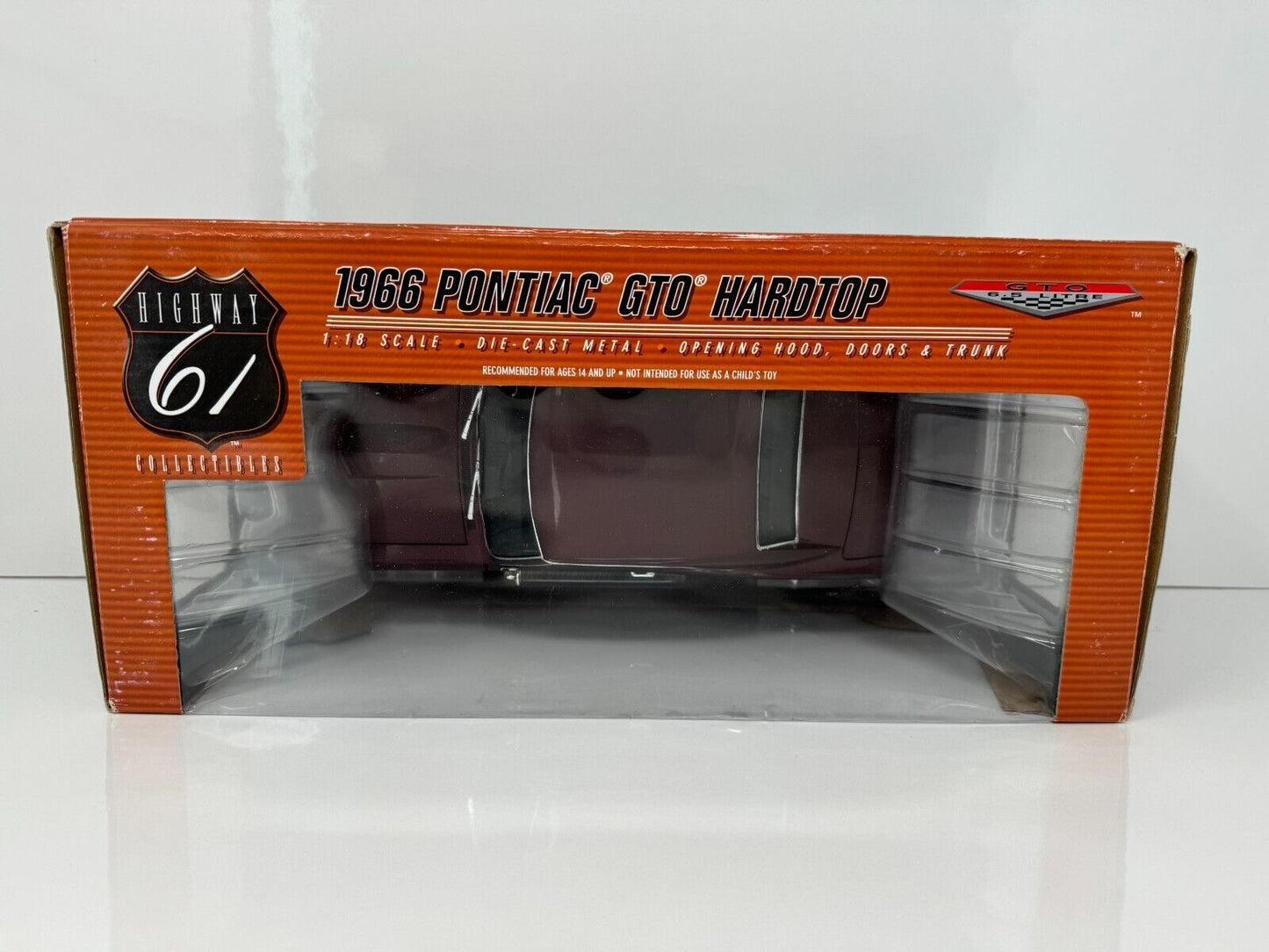 Highway 61 1966 Pontiac GTO Hardtop 1:18 Diecast