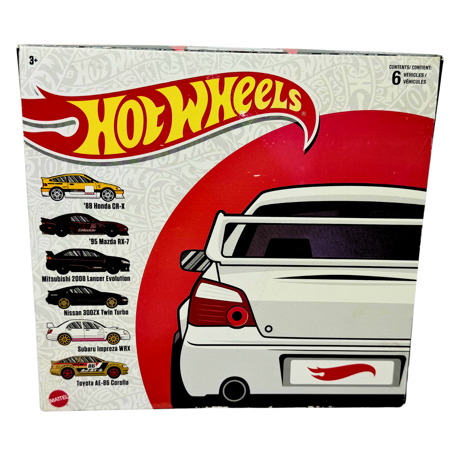 Hot Wheels JDM Japanese Car Culture Box Set of 6 Cars 1:64 Diecast