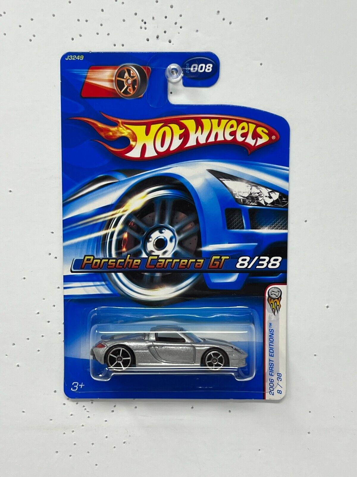 Hot Wheels 2006 First Editions Porsche Carrera GT 1:64 Diecast Silver V2