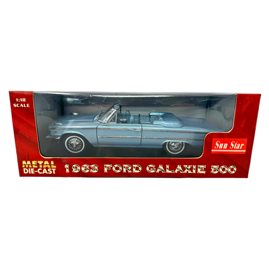 Sun Star 1963 Ford Galaxie 500 1:18 Diecast