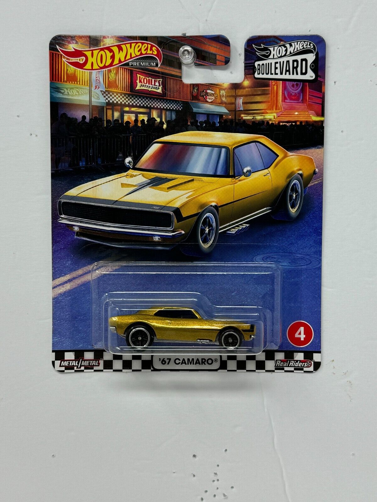 Hot Wheels Premium Boulevard #4 1967 Chevrolet Camaro 1:64 Diecast