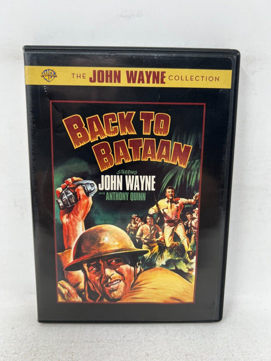 Back to Bataan (DVD) John Wayne Anthony Quinn War Good Condition!!!