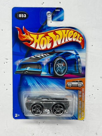 Hot Wheels 2004 First Editions Zamac Blings Plymouth Barracuda 1972 1:64 Diecast