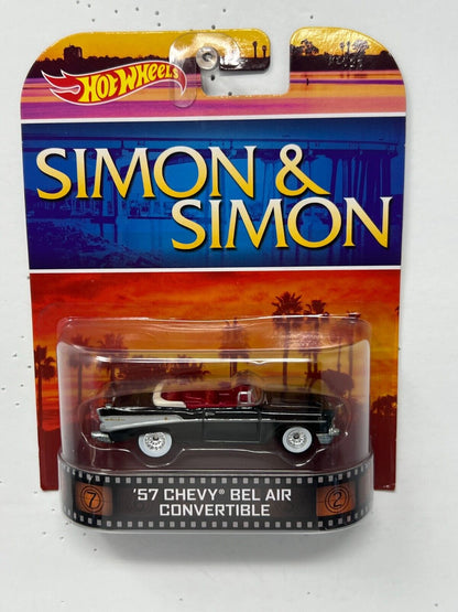 Hot Wheels Retro Entertainment Simon & Simon 1957 Chevy Bel Air 1:64 Diecast